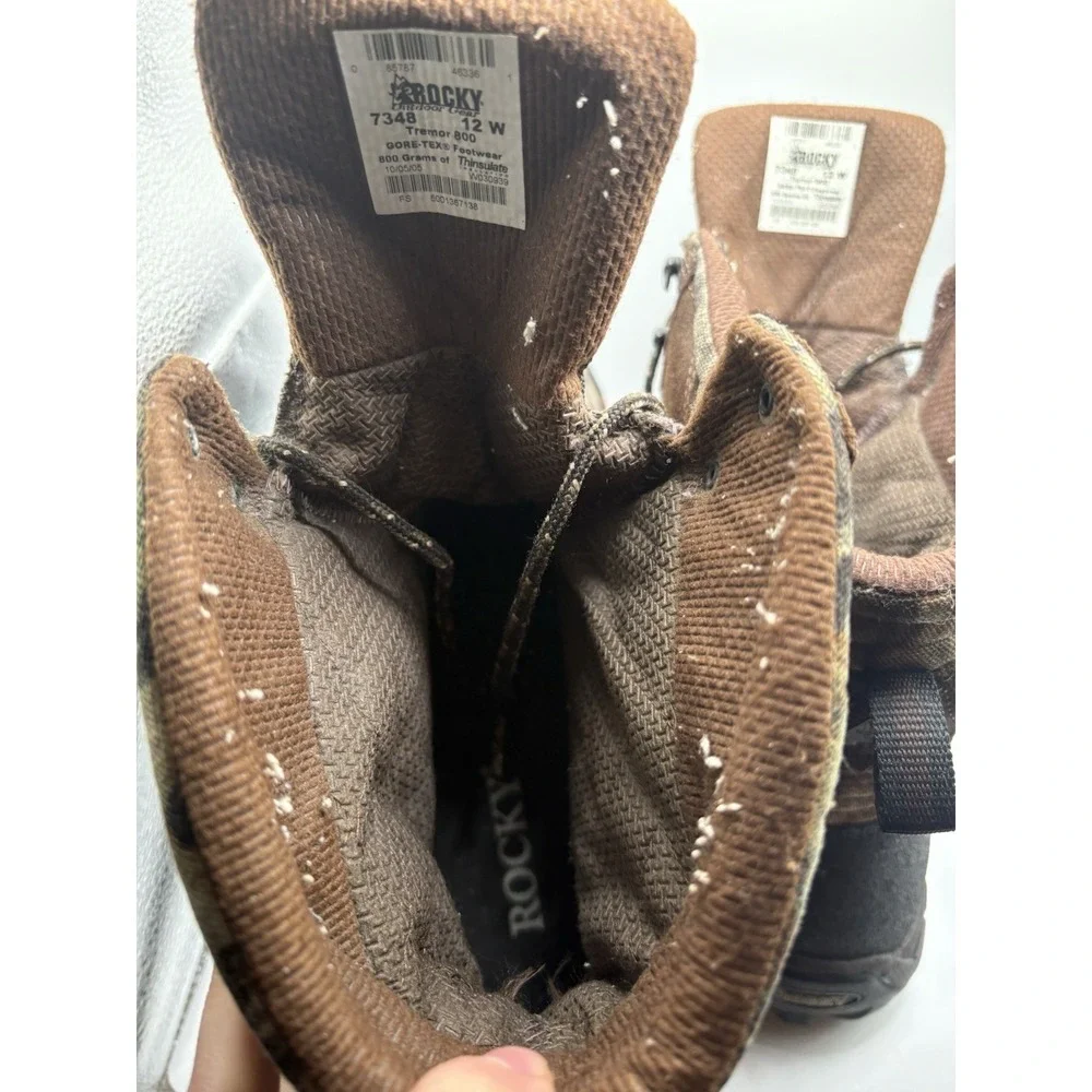 Rocky Bear‎ Mens Sz 12 W Tremor 800 GORE-TEX 800G Insulated Waterproof Boot Camo